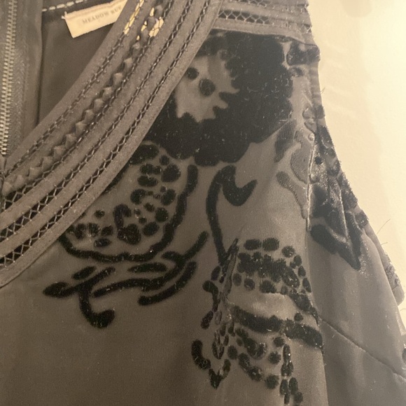 Anthropologie/Meadow Rue Black Sleeveless Tank Top NWOT - Picture 4 of 6